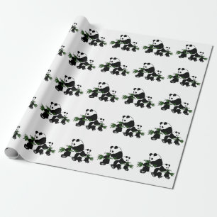 Uppväxande panda presentpapper