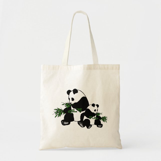 Uppväxande panda tygkasse (Framsidan)
