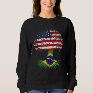 Uppväxt amerikanska brasilianska rötter amerikansk t shirt