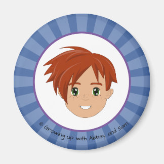 Uppväxt med Abbey och Sam Blue Magnet (Sam)