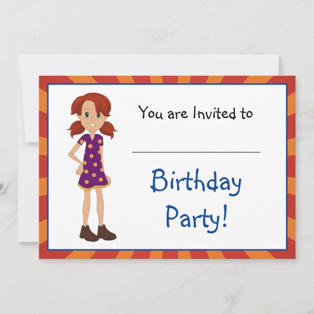 Uppväxt med Abbey och Sam-inbjudan Inbjudningar (Framsida)