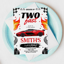 Uppväxt två snabba bilbarnsdagen i Tävling Inbjudningar