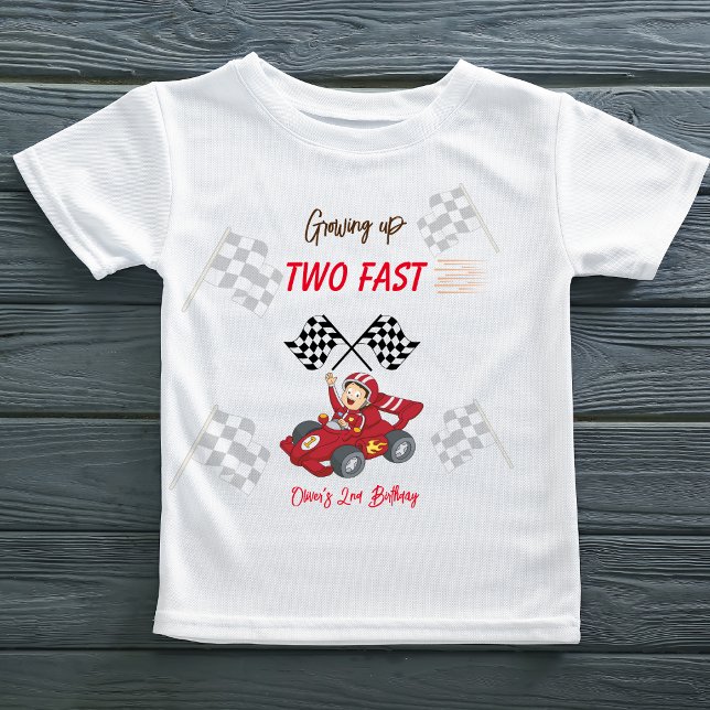Uppväxt två snabba födelsedag t shirt (Skapare uppladdad)