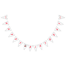 Uppväxt två snabba födelsedag vimplar