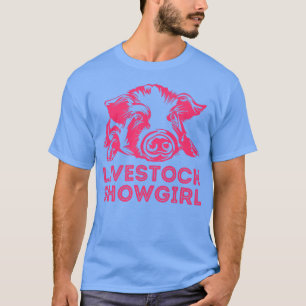 Uppvisning av djur - visa Grisar på mässa T Shirt