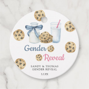 Uppvisning av Genderna mjölk & Cookies Gåvor Etiketter
