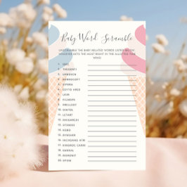 Uppvisning av Genderna om iskräppost i baby Ord