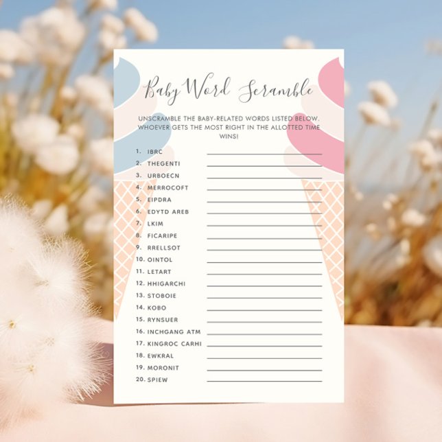 Uppvisning av Genderna om iskräppost i baby Ord (Skapare uppladdad)