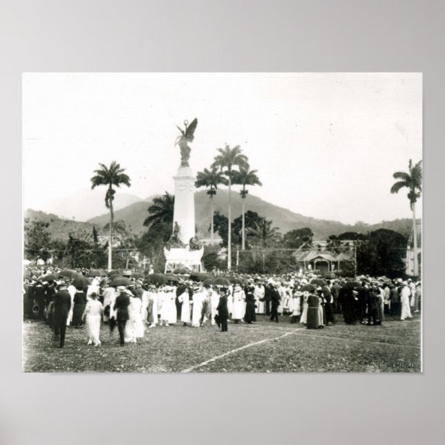 Uppvisning av Krig Memorial Poster (Framsidan)