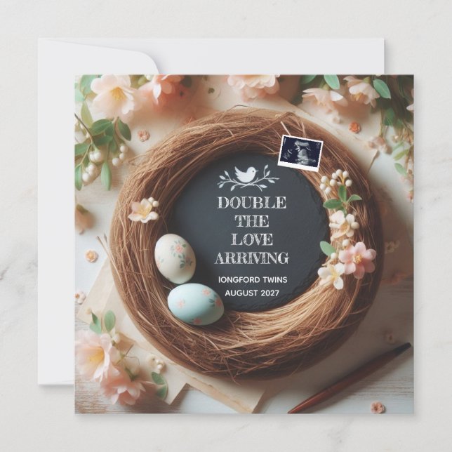 Uppvisning av överraskande Twillingar, dubbel Grav Meddelande (Framsida)