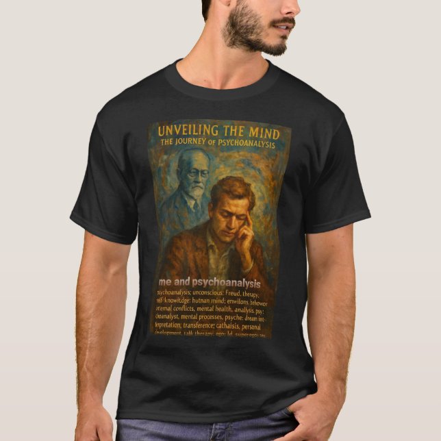 Uppvisning i tankarna: Psychoanalysens resa T Shirt (Framsida)