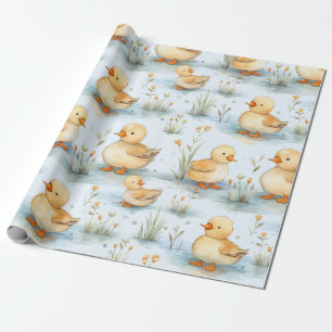Uppvisning om Genderna Cute Duckling Vår Baby Show Presentpapper