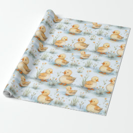 Uppvisning om Genderna Cute Duckling Vår Baby Show Presentpapper
