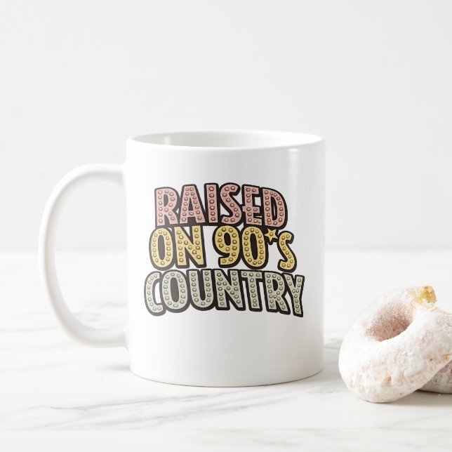 Uppvuxen på 90-talets Country Kaffemugg (Med munk)