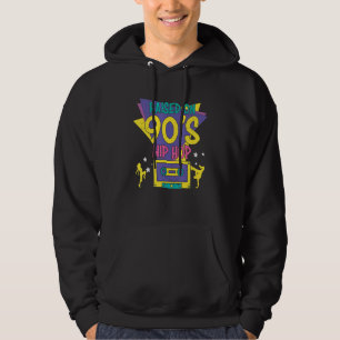 Uppvuxen på 90-talets Hiphop Graffiti Old School R Hoodie