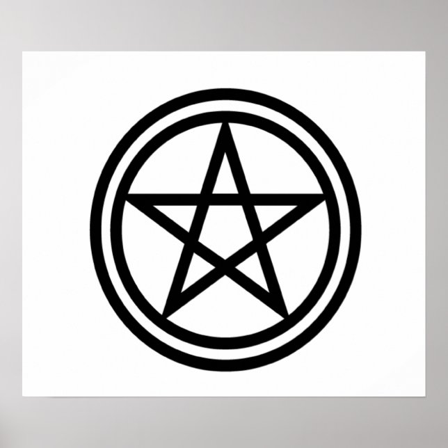 Upright Pentagram Poster (Framsidan)