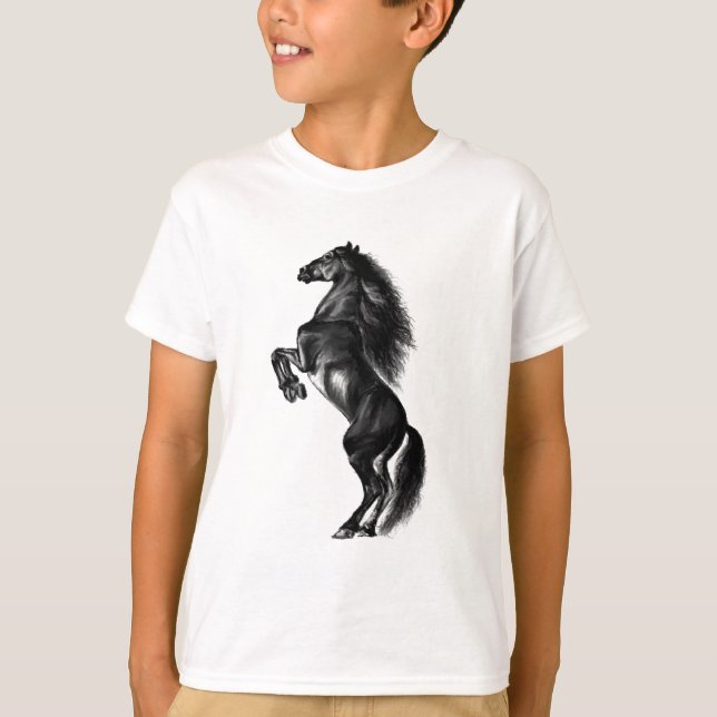 Upright Vild Horse T-Shirt (Framsida)