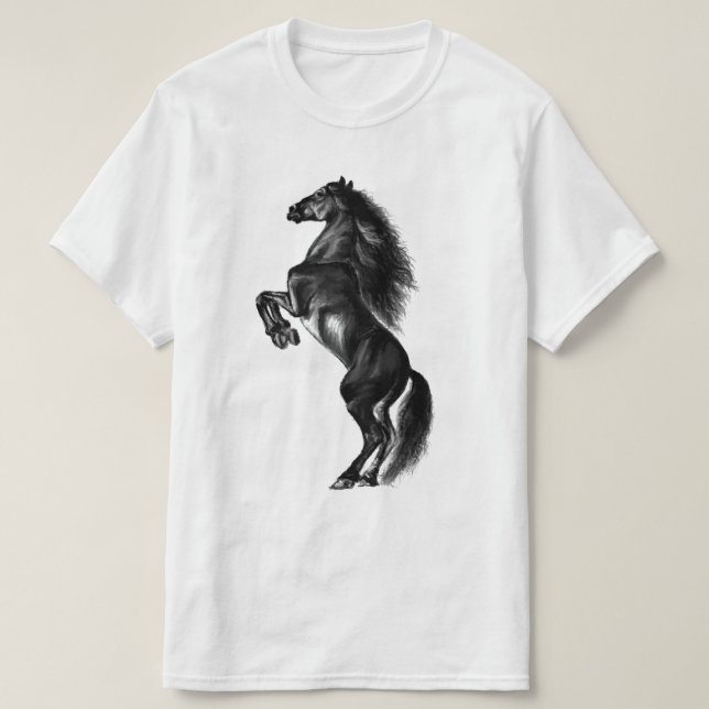 Upright Vild Horse T-Shirt (Design framsida)