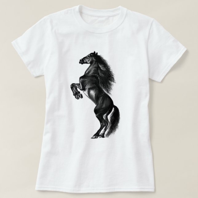 Upright Vild Horse T-Shirt (Design framsida)