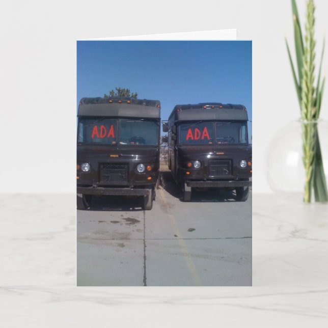 ups chaufförpensionkortet och inbjudan (Framsida)