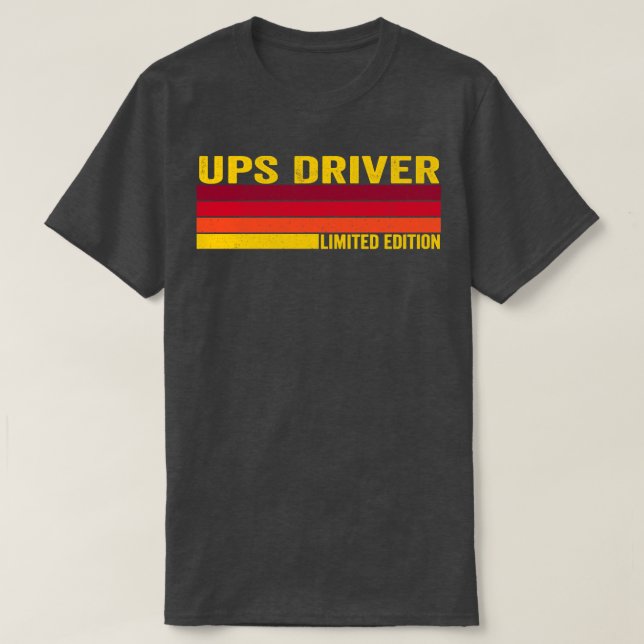 UPS-drivrutin T Shirt (Design framsida)