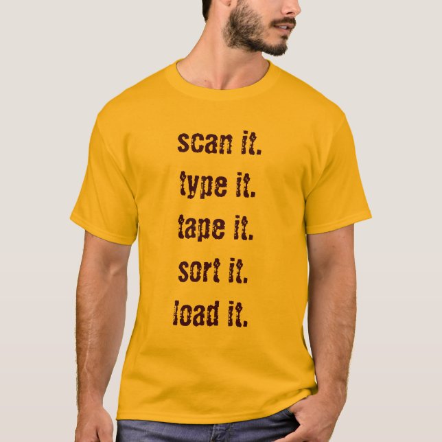 Ups-lagerskjorta Tee Shirt (Framsida)