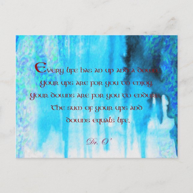 UPS- och Downs vykort (Framsida)