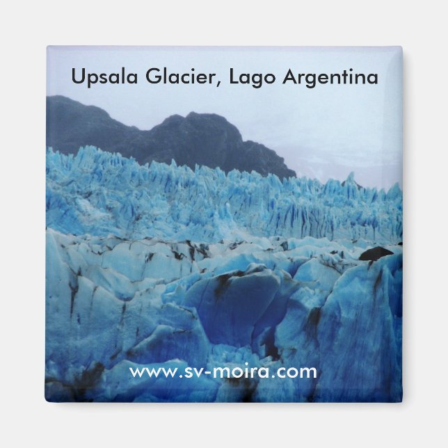 Upsala Glacier, Lago Argentina Magnet (Framsidan)