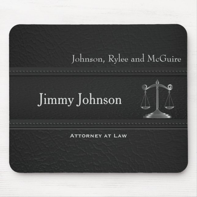 Upscale Black Leather - Advokatdesign Musmatta (Framsidan)