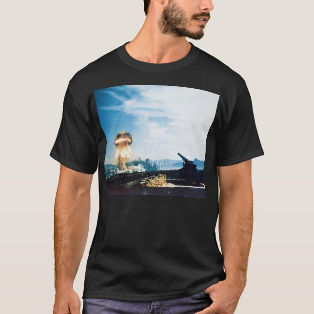 Upshot atom- Knothole för den Grable T-shirt (Framsida)