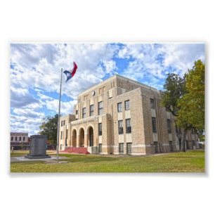 Upshur County Domstol, Gilmer, Texas Poster