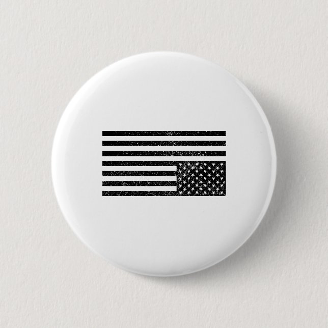 Upside Down American Flag  Knapp (Framsida)