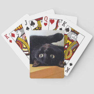 Upside Down Black Cat Classic Playing Cards Casinokort