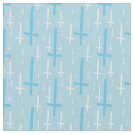 upside down inverted cross pastel blue tyg