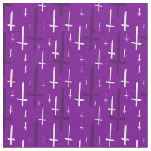 upside down inverted cross purple