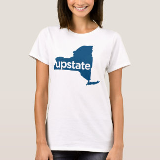 upstate. Utslagsplats för flödesNew York karta Tee Shirt