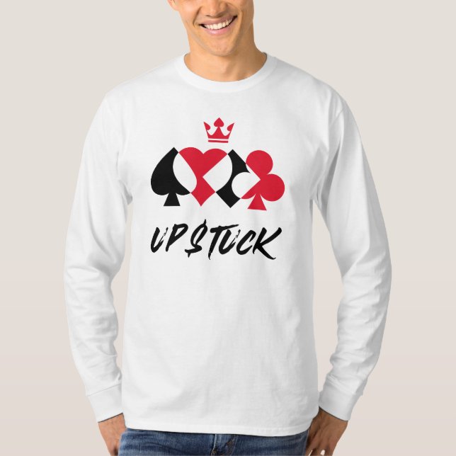 UpStuck Kostym unisex långärmad t-shirt (Framsida)