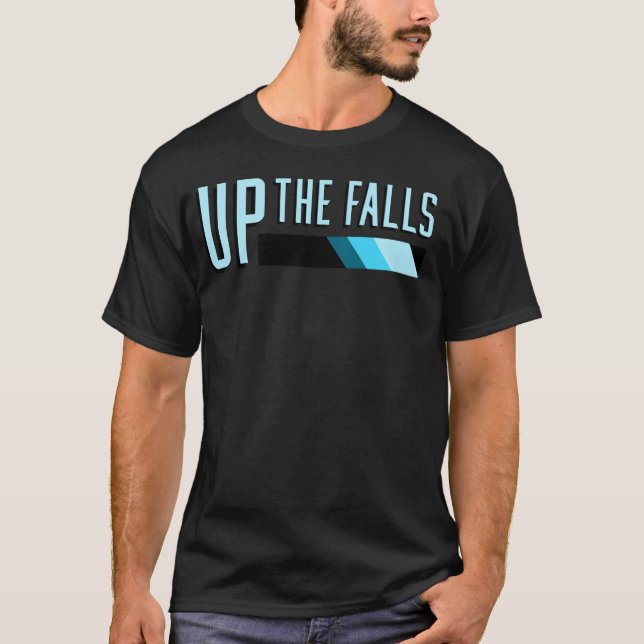 UpTheFalls vintage T Shirt (Framsida)