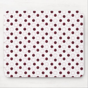 Uptown Bliss Mousepad, Burgundy Musmatta