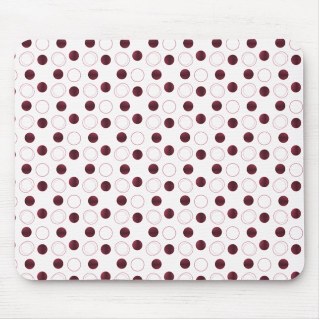 Uptown Bliss Mousepad, Burgundy Musmatta (Framsidan)
