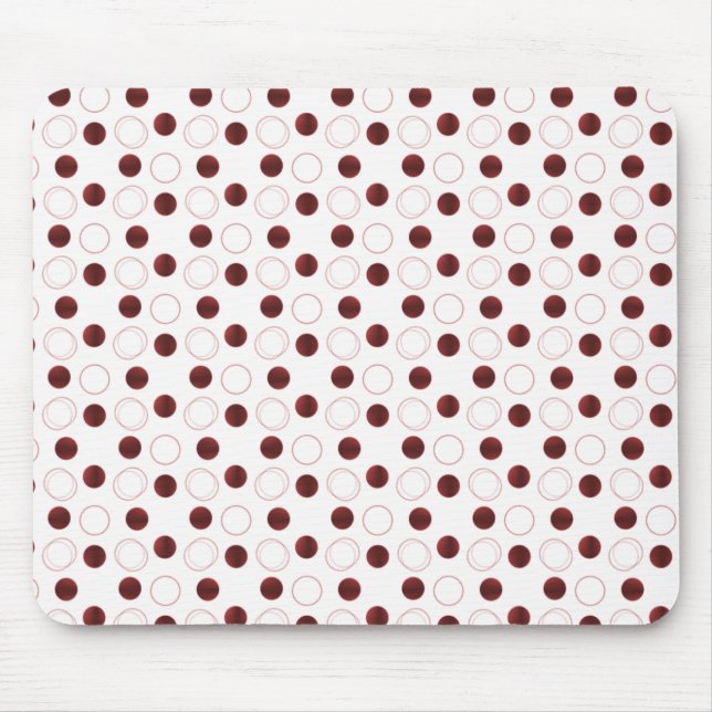 Uptown Bliss Mousepad, Mörk Red Musmatta (Framsidan)