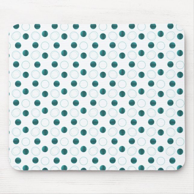 Uptown Bliss Mousepad, Teal Musmatta (Framsidan)
