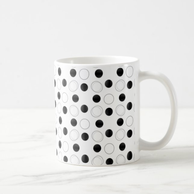Uptown Bliss Mugg, Black and White Kaffemugg (Höger)