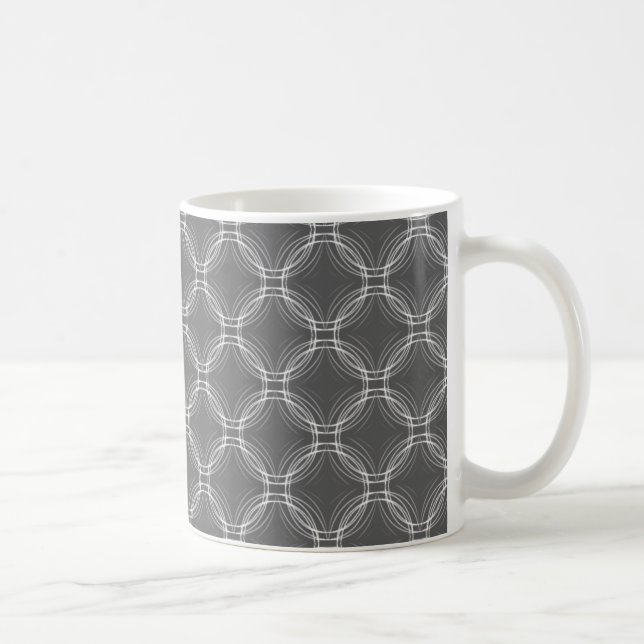 Uptown Elegance Mugg, Grått Kaffemugg (Höger)