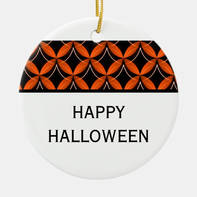 Uptown Glam Finare Halloween Ornament (Framsidan)