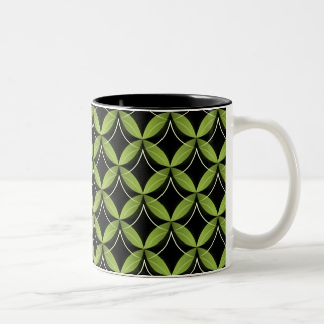 Uptown Glam Mugg, Lime Green Två-Tonad Mugg (Höger)