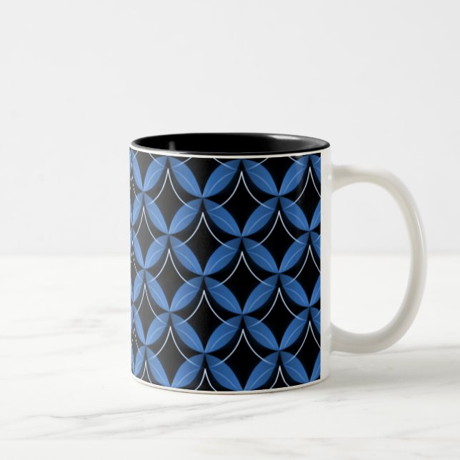 Uptown Glam Mugg, Royal Blue Två-Tonad Mugg (Höger)