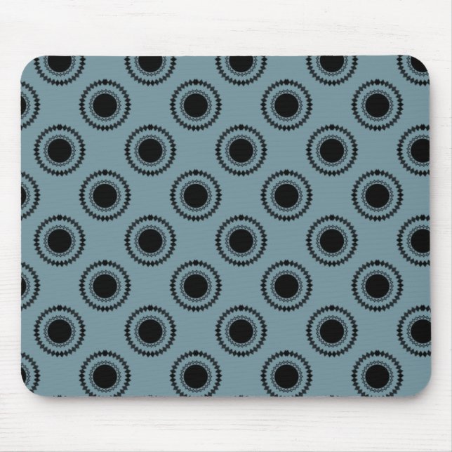 Uptown Hipster Mousepad, Blue Musmatta (Framsidan)