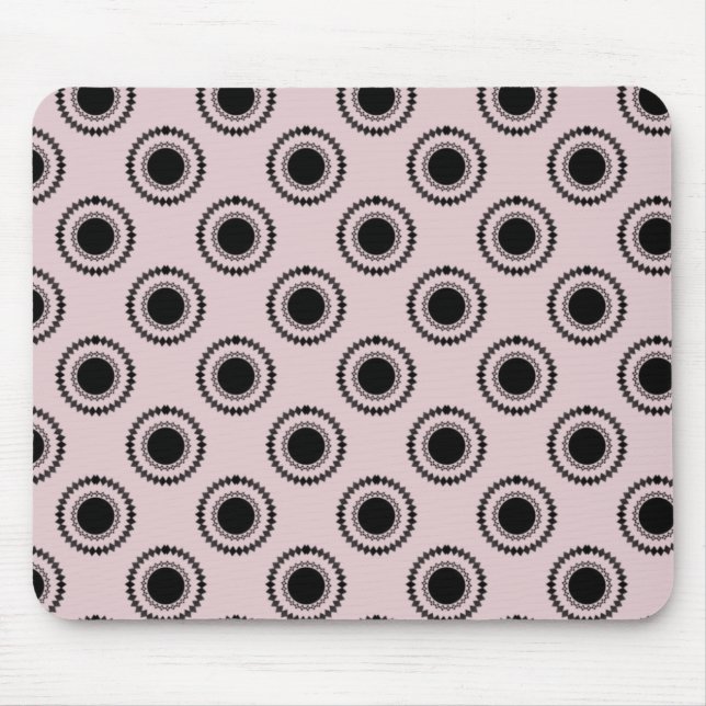 Uptown Hipster Mousepad, ömtålig Ljus rosa Musmatta (Framsidan)