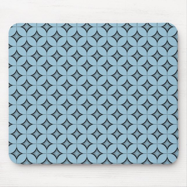 Uptown Retro Mousepad, Light Blue Musmatta (Framsidan)